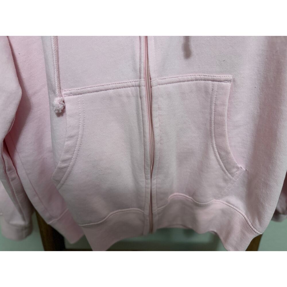 Womens Pink Fight For A Cure Hoodie Sweatshirt Breast Cancer Sweat Shirt Mediuma - Picture 6 of 7